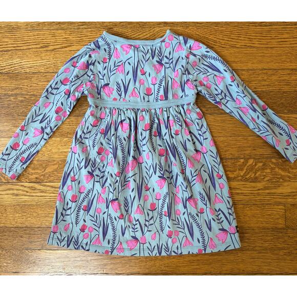 Tea Collection Girls' Floral Wrap Dress Size 4 - Picture 4 of 4